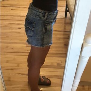 Silver classic stretch shorts